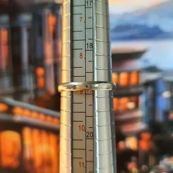 Tiger's Eye Sterling Silver Plated Ring Size 9 - Picture 8 of 10